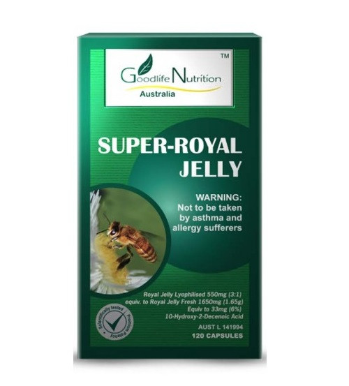 Goodlife Nutrition-Super Royal Jelly 120 Capsules